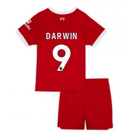Baby Fußballbekleidung Liverpool Darwin Nunez #9 Heimtrikot 2023-24 Kurzarm (+ kurze hosen)